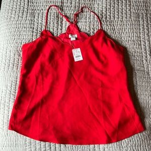J. Crew scallop edge top